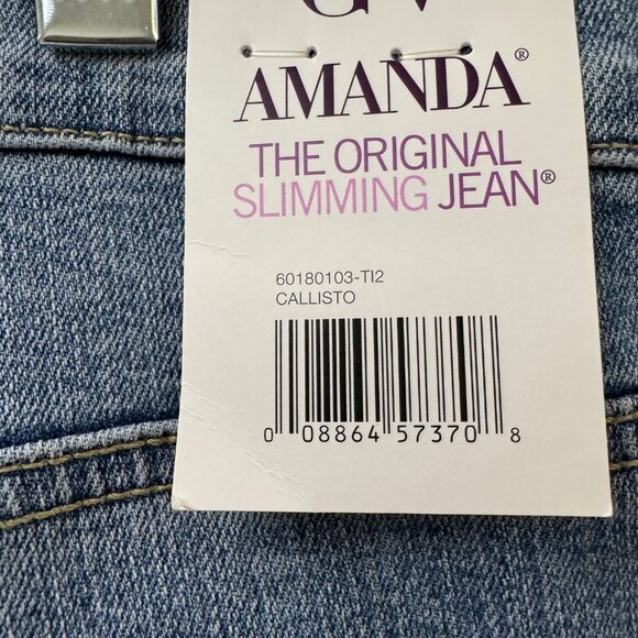NWT Gloria Vanderbilt Callisto Jeans 10L - Picture 4 of 6